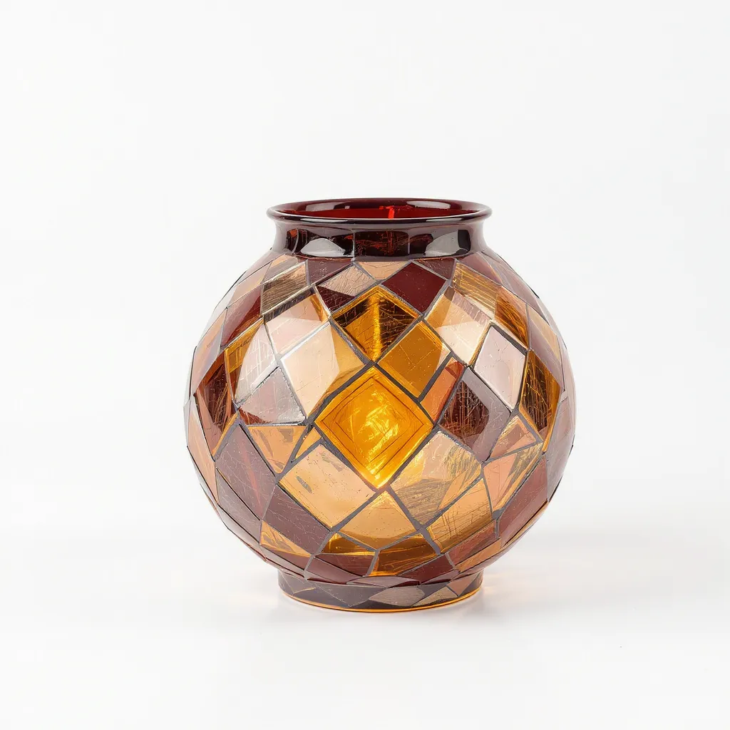 Mosaic Candle Lantern